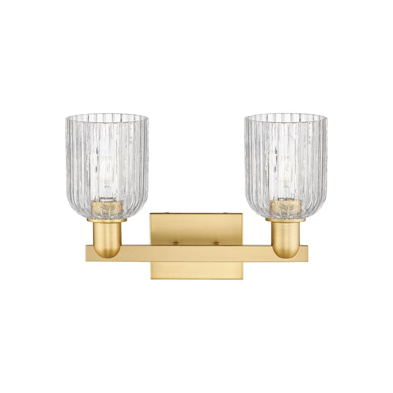Innovations Lighting Downtown Urban - Bridal Veil - 2 Light 16" Bath Vanity Ligh