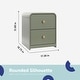 preview thumbnail 11 of 37, Storkcraft Next Santos 2-Drawer Nightstand