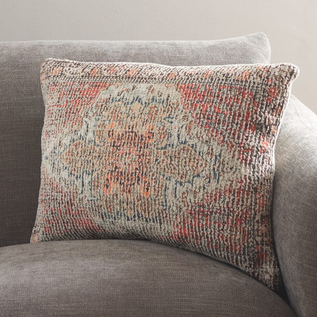 SAFAVIEH Home Ara 16 x 22-inch Rust Lumbar Pillow