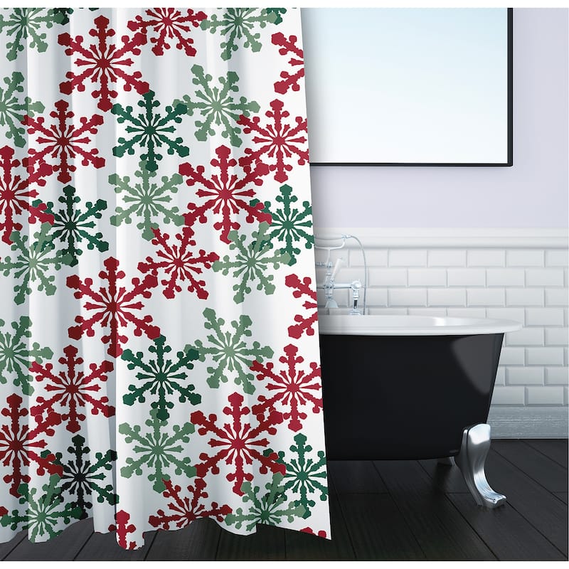 Snow Fall Shower Curtain