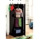preview thumbnail 11 of 17, Fost Contemporary Metal Single-Door Kids Closet by Furniture of America