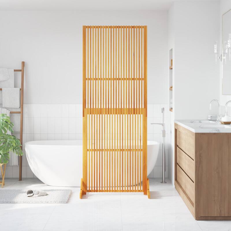 vidaXL Privacy Screen Indoor/Outdoor Solid Acacia Wood