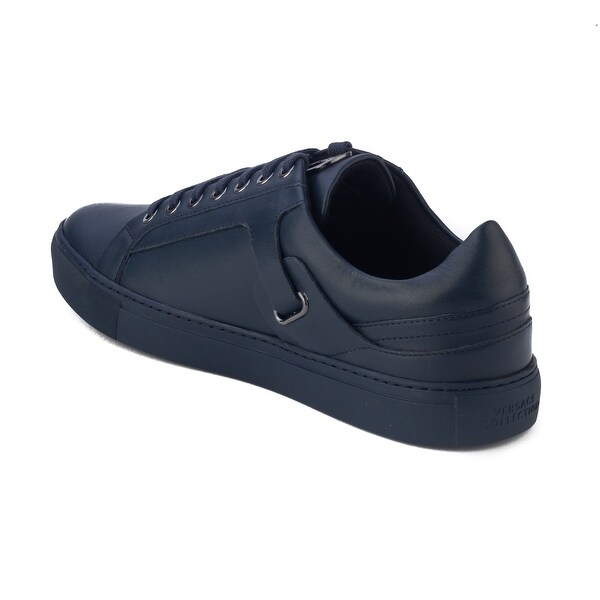 navy blue versace shoes