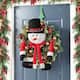 Option Bell Bow Wreath with Snowman