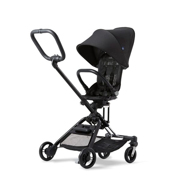slide 2 of 9, On-the-Go 2-in-1 Lightweight Stroller - Midnight Black