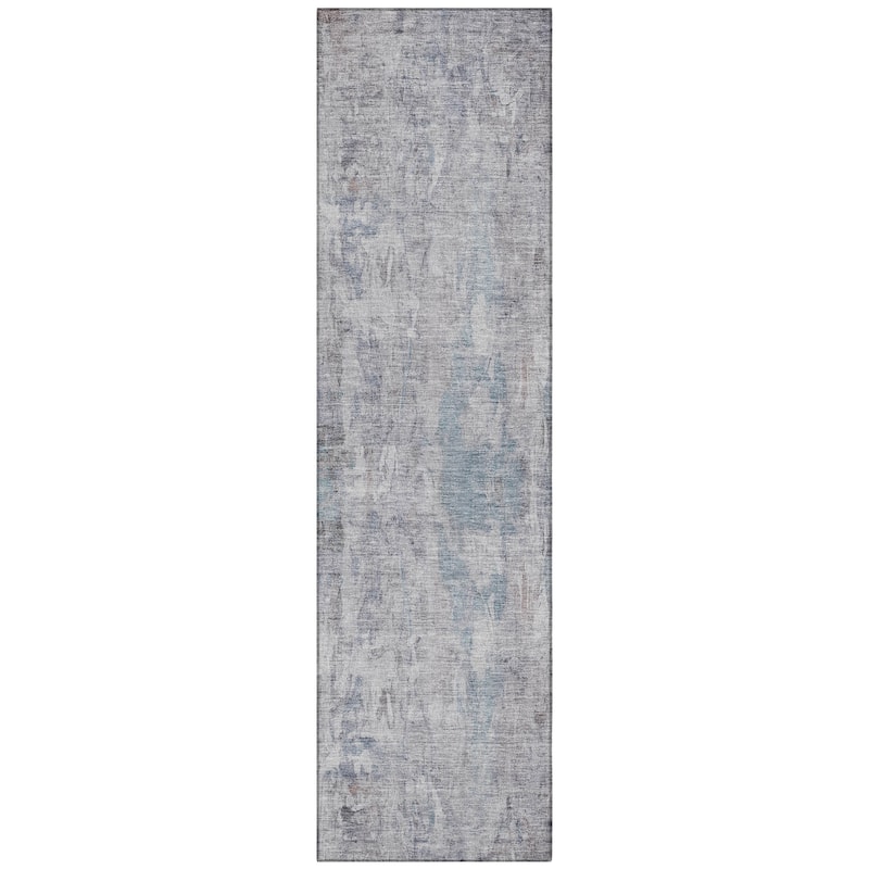 Machine Washable Indoor/ Outdoor Muted Ombre Chantille Rug