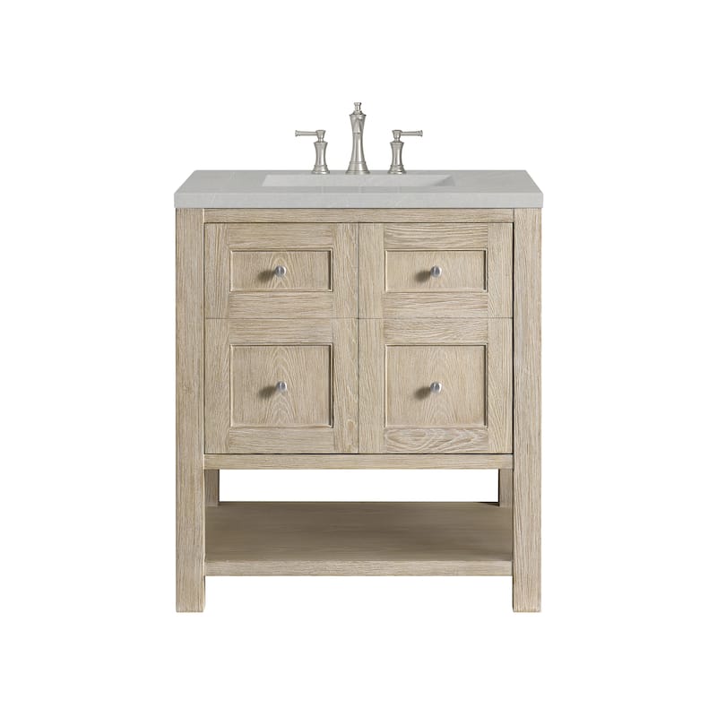 James Martin Vanities Breckenridge 30" Single Vanity, Whitewashed Oak