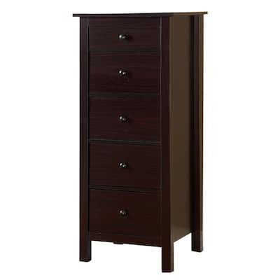 Launces Contemporary Style Chest, Espresso
