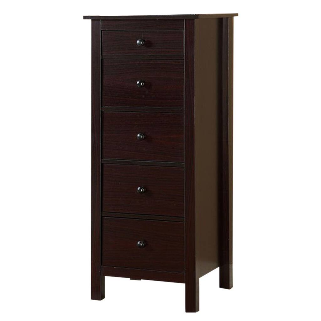 Launces Contemporary Style Chest, Espresso
