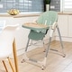 preview thumbnail 14 of 18, Baby Toddler Adjustable Highchair with Feeding Tray and Safety Buckle Grass Green