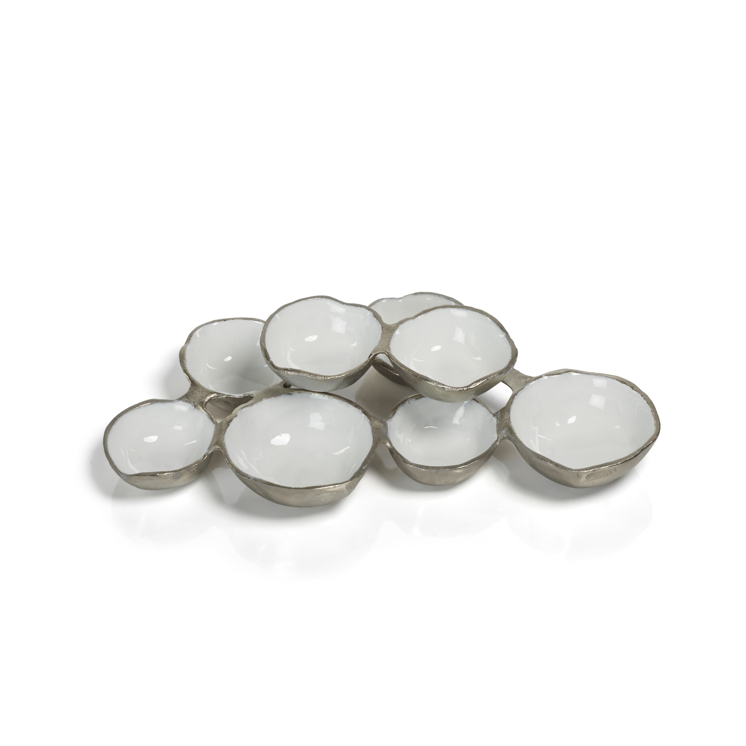 Small Cluster of 8 Round Serving Bowls