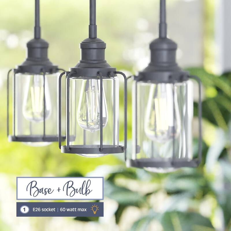 Prominence Home Lincoln Woods, Pendant Light, One Light, Pendant - Matte Black