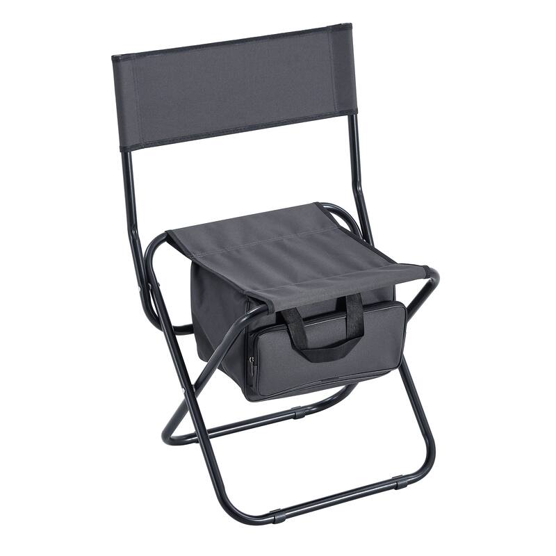 2-Piece Folding Outdoor Chair with Storage Bag,Portable Chair for Indoor,Outdoor Camping,Picnics and Fishing