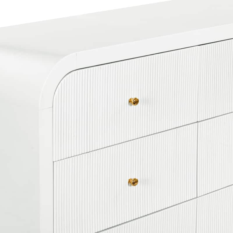 SAFAVIEH Couture Liabella 9-Drawer Curved Dresser
