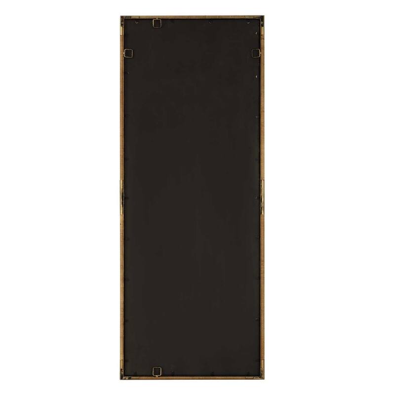 Uttermost Kampar Full Length Rattan Tall Mirror - 29.50" W x 73.63" H x 2.13" D