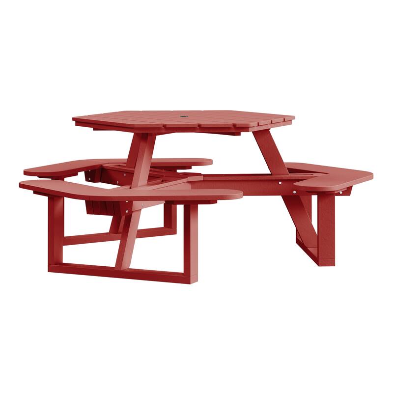 Shoreline Hexagon Picnic Table