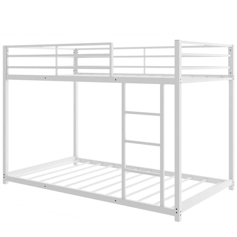 Metal Bunk Bed with Ladder