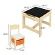 preview thumbnail 2 of 14, Wooden 3 Pcs Kids' Table & Chair Sets