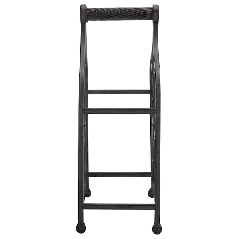 SAFAVIEH Outdoor Living Floyd 4 Wine Bottle Holder - 10"W x 6"D x 14"H