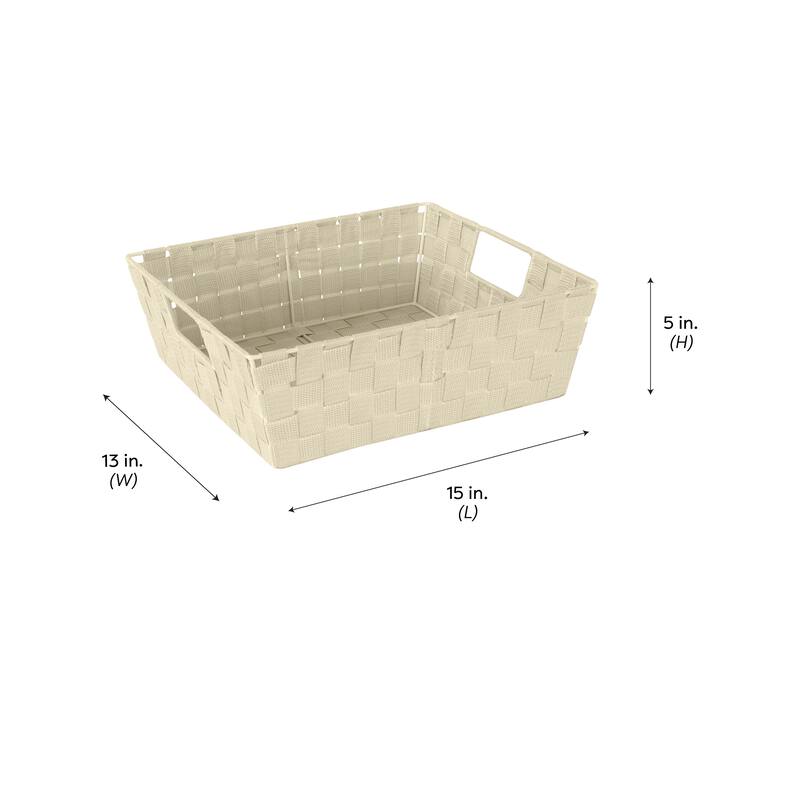 Simplify 2 Pack Storage Shelf Tote