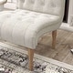 preview thumbnail 13 of 19, Upholstered Accent Lounge Chair for Bedroom Living Room Armless Slipper Chair with Wood Legs