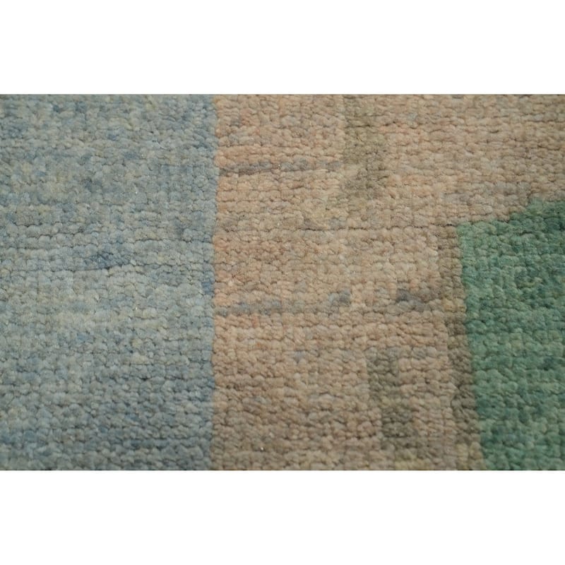 Vegetable Dye Gabbeh Turkish Area Rug Handmade Carpet - 9' 1'' X 6' 0''