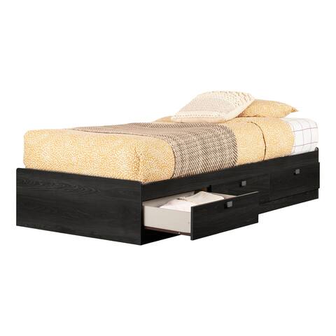 South Shore Spark Twin Kids Bed with 3 Drawers
