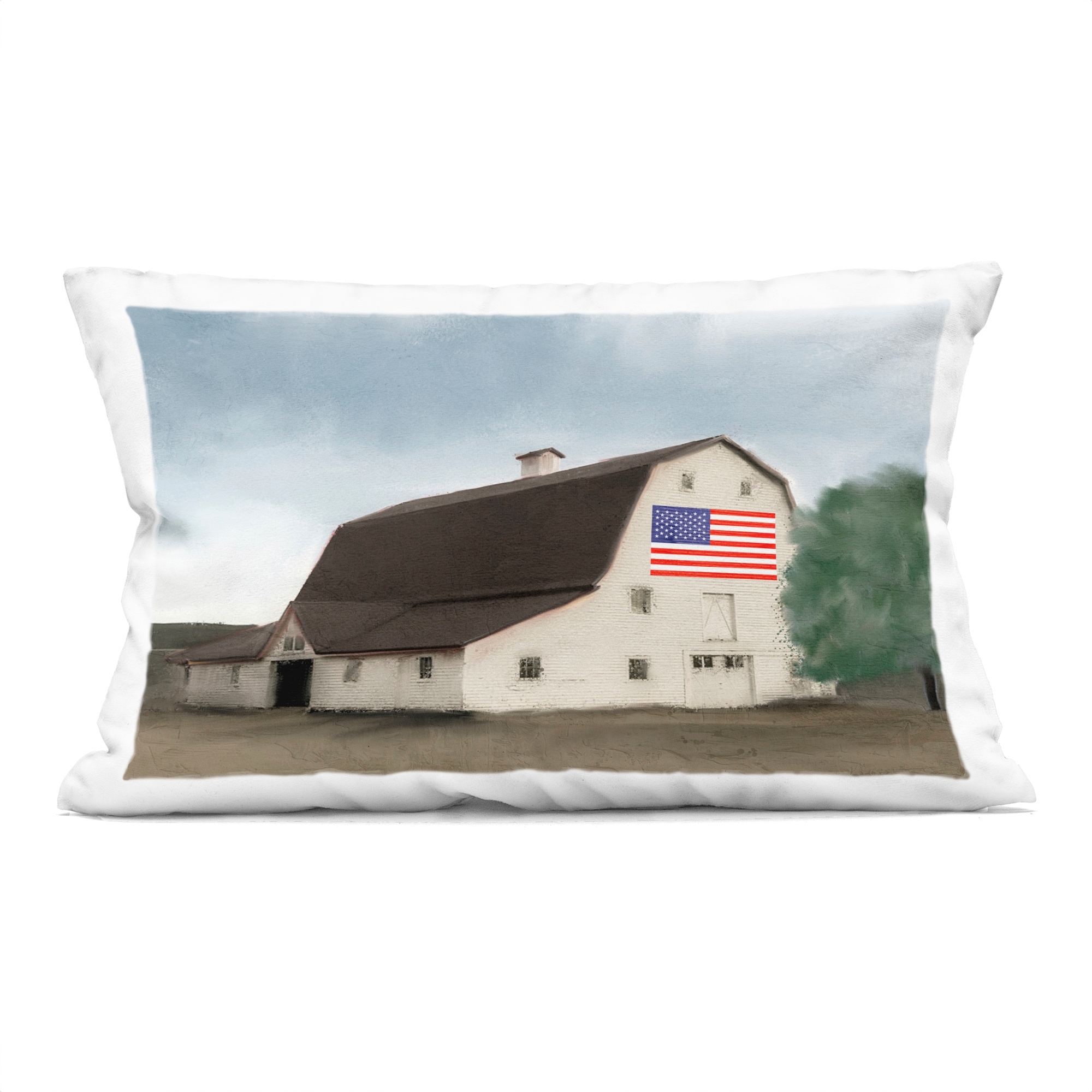 Stupell American Barn Dreams Decorative Printed Throw Pillow Design by Kim Allen