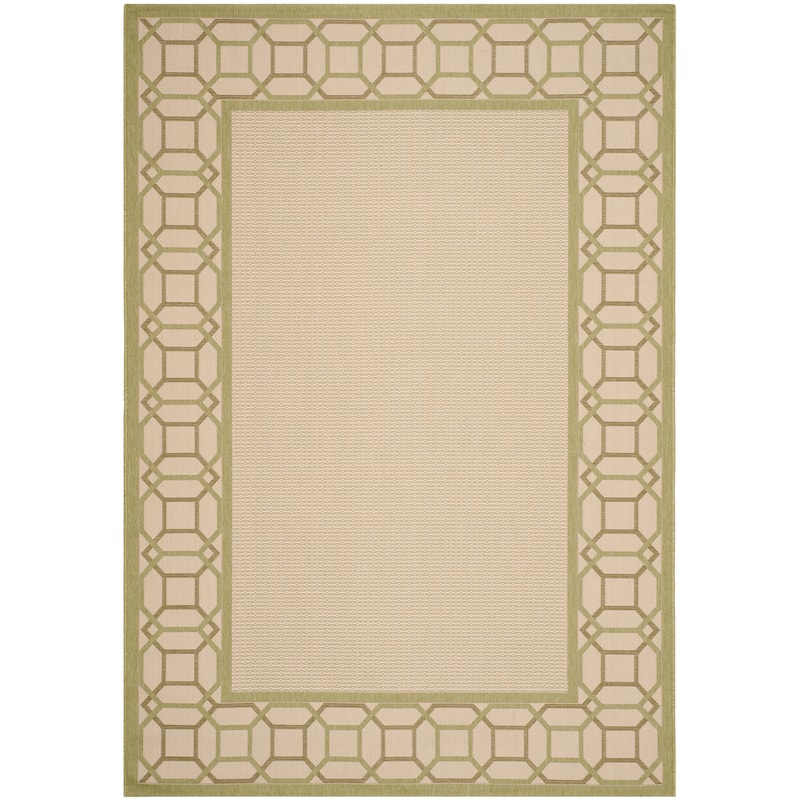Martha Stewart by SAFAVIEH Facet Border Indoor/ Outdoor Waterproof Rug