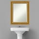preview thumbnail 33 of 35, Beveled Bathroom Wall Mirror - Parlor Gold Frame