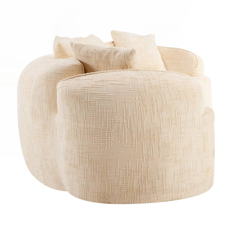 Curved Compressed Sofa, Creative Nordic-style Design for Living Room