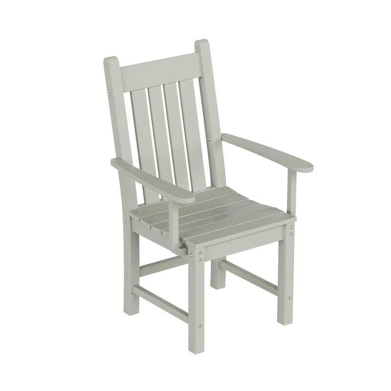 Laguna Hdpe All Weather Outdoor Patio Dining Chair With Arms - Sand