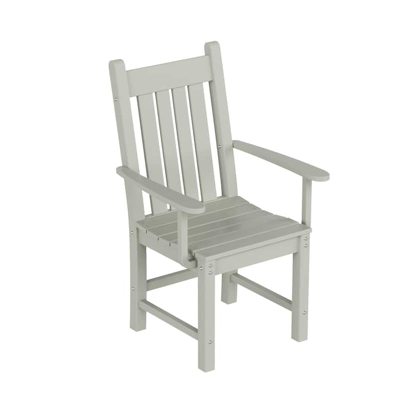 Laguna Hdpe All Weather Outdoor Patio Dining Chair With Arms