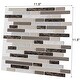 preview thumbnail 1 of 12, Art3d 10-Piece Stick on Backsplash Tile for Kitchen, 12" x 12" Vinyl Decorative Tiles