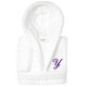 preview thumbnail 29 of 78, Sweet Kids 100% Polyester SUPER PLUSH Double Brushed Hooded Bathrobe with Purple Script Monogram Y - Large