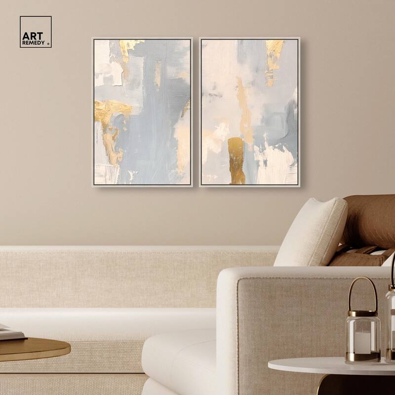 Gilded Driftwood II Canvas Set of 2 by Art Remedy