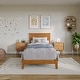preview thumbnail 18 of 66, Nantucket Twin XL Foundation Bed in Light Toffee