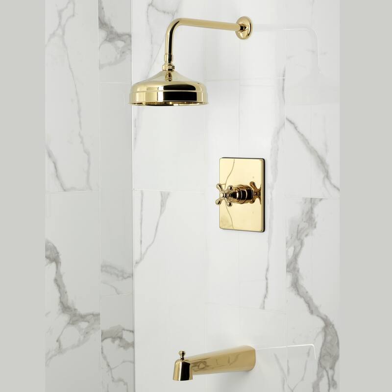 Kingston Brass Single-Handle Pressure Balanced Tub and Shower Faucet