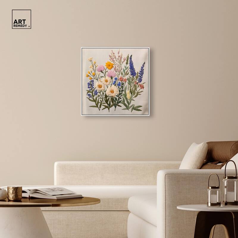 Needlepoint Prairie Posy Canvas by Art Remedy