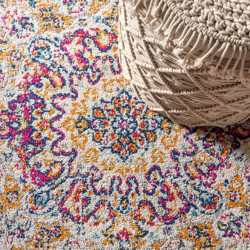 JONATHAN Y Boho FLAIR Medallion Area Rug