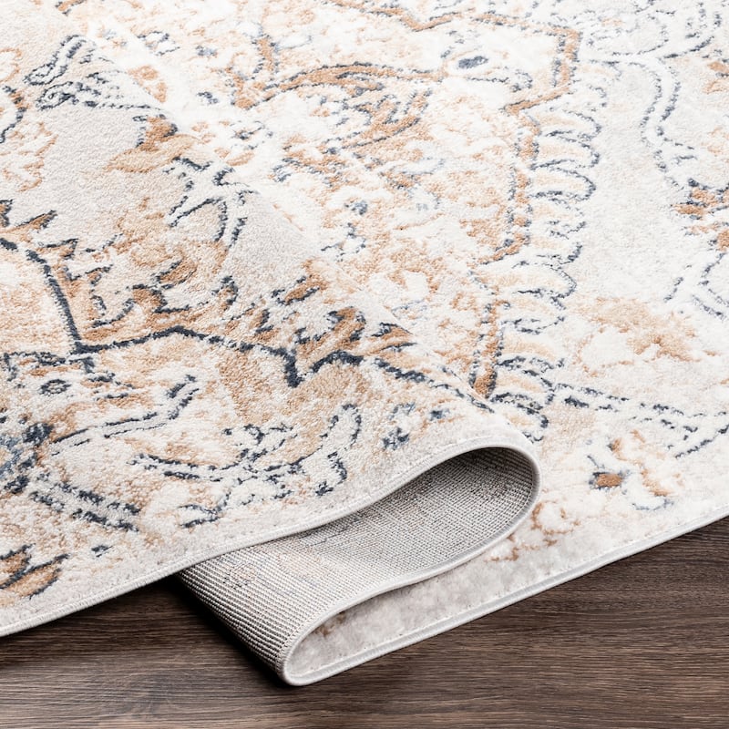 Livabliss Raelene Traditional Medallion Area Rug