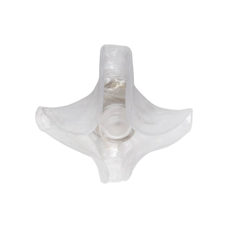 Golden Lighting 9608-FM Glacier 14" Wide Flush Mount Ceiling Fixture