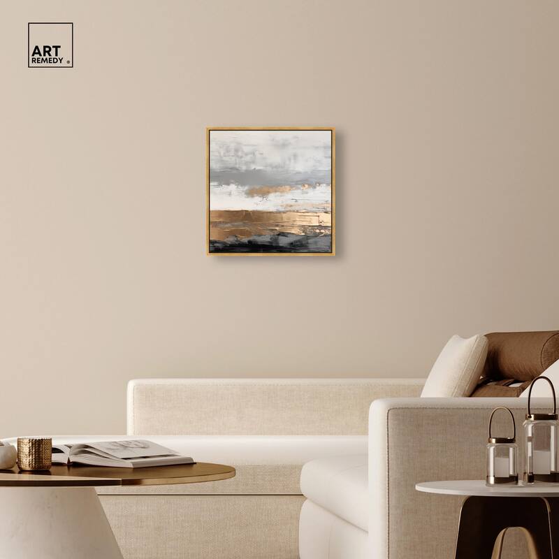Moonlit Gold II Canvas by Art Remedy
