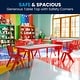 preview thumbnail 7 of 41, 23.625"W x 47.25"L Plastic Adjustable Activity Table-School Table for 6