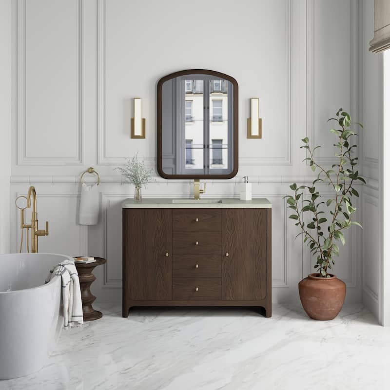 Gracyn 48" Single Vanity, Sable, w/FreePower Wireless Charger