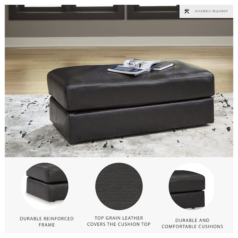 Signature Design by Ashley Amiata Onyx Ottoman