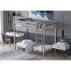 preview thumbnail 13 of 30, CraftPorch Modern Twin Over Twin Size Wooden Bunk Bed