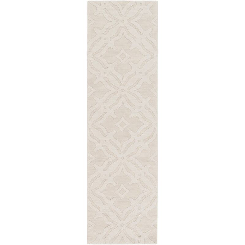Livabliss Modern & Contemporary Metro Floral & Botanical Area Rug - 2'3" x 8' - Ivory