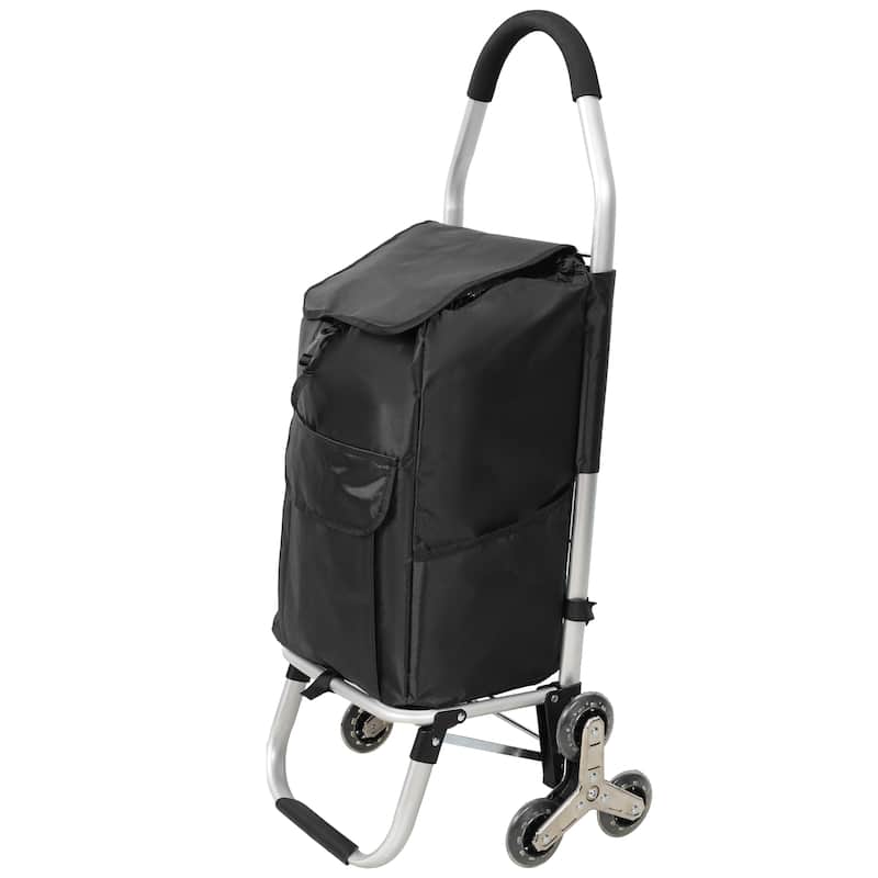 Anmytek Foldable Shopping Cart Grocery Hauler Portable Utility Trolley Lightweight Storage Bag