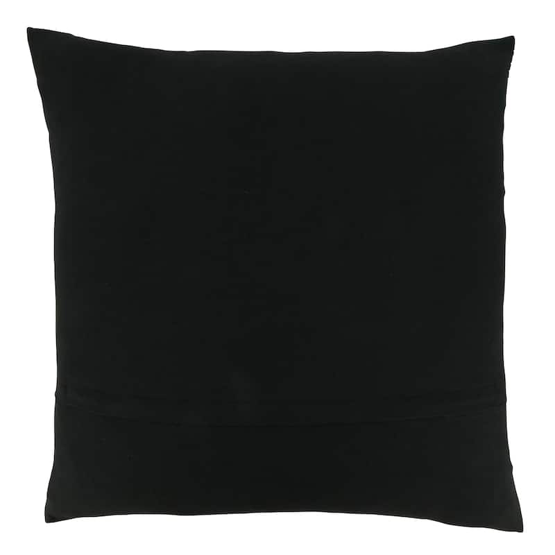 Embroidered Crosses Design Throw Pillow
